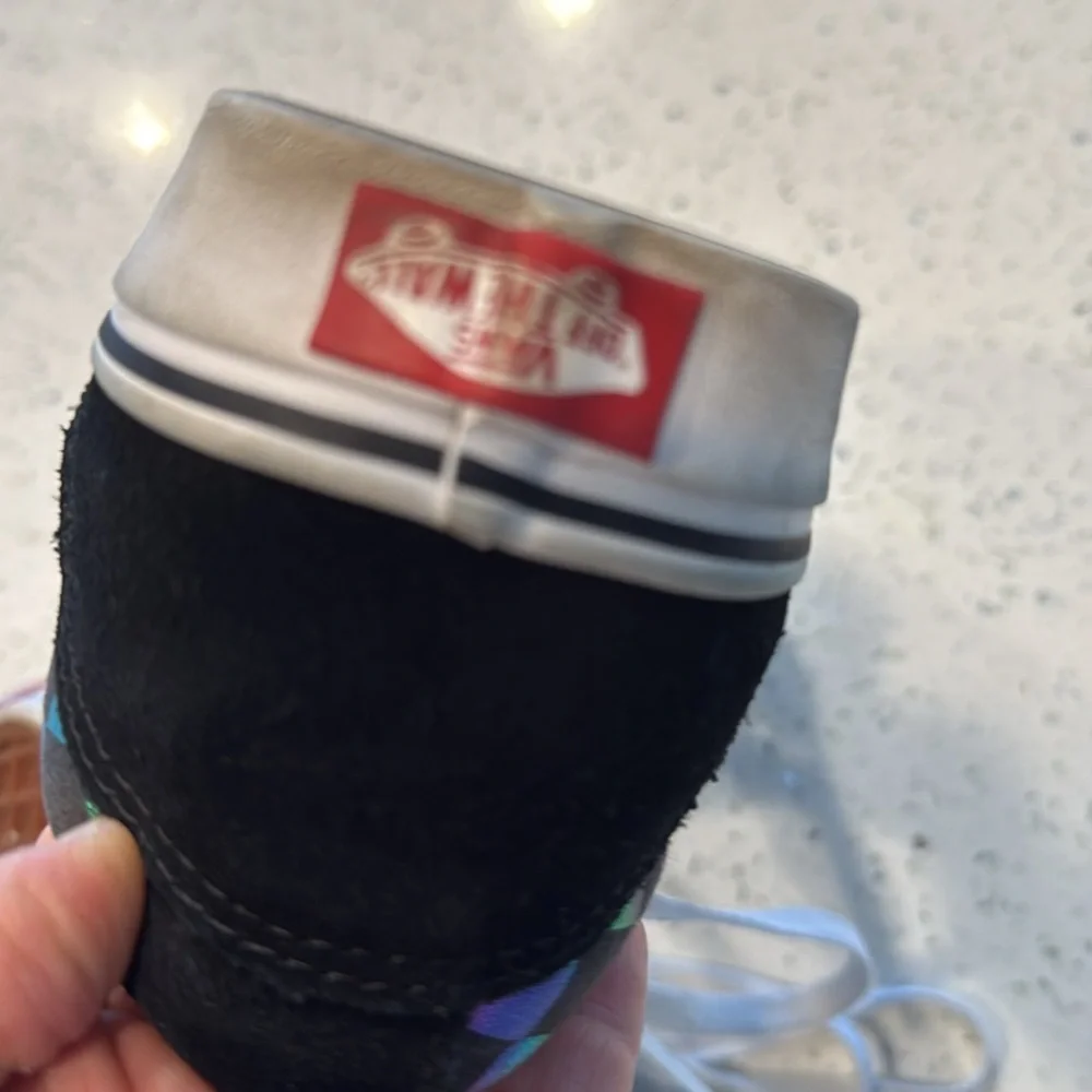 Vans Black and Multicolor Checkered Sneakers - Picture 5 of 5